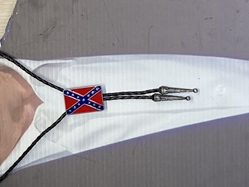 Bolo Tie Battle Flag Sold Individually - Bolo Battle Flag