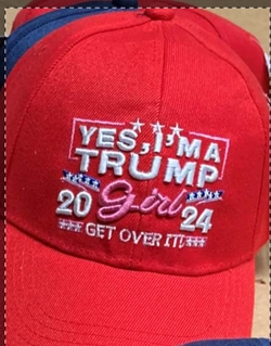 Trump Girl Cap (Individual or discounted by a dozen) Trump