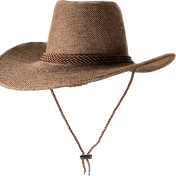 Tweed Look Cowboy Hats Brown Color 