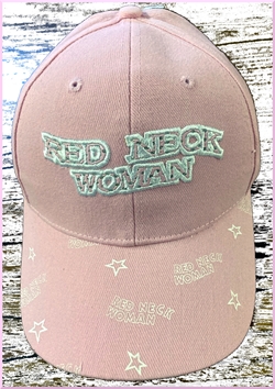 Redneck Woman Pink Glittery Caps 