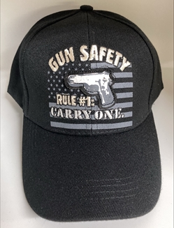 Gun Safety Rule #1 Cap, Black  - CP437