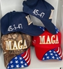 Trump Cap with Flag Bill ( MAGA) 45-47 (Sold By Asst. Dozen) 