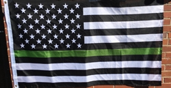 Green Lives Matter Flag 