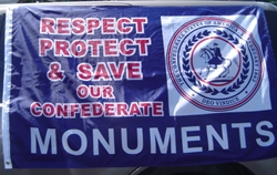 RESPECT, PROTECT, and SAVE MONUMENTS Flag 