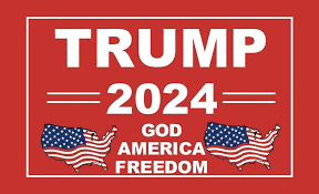 Trump God America Freedom Flag 