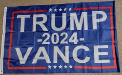 Trump/Vance Blue 2024 Flag FT70 