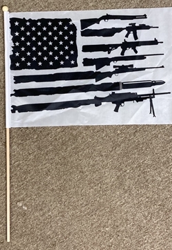 Guns on Flag  Dozen Only 